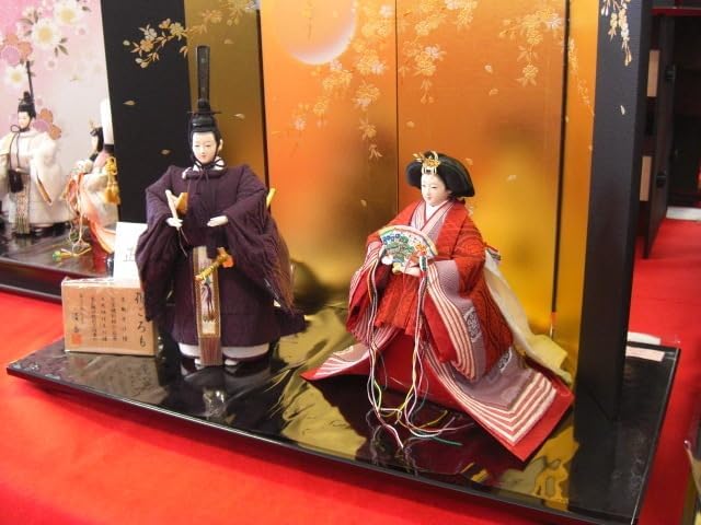 東京久月　雛人形　親王平飾り・間口約６０×奥行約３６×高さ約３０㎝ 東京久月雛人形親王平飾り・間口約60×奥行約30×高さ約36㎝